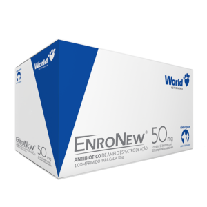 Antibiótico World Veterinária Enronew 50mg - Dsplay com 150cp