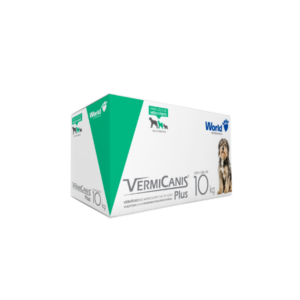Vermífugo World Veterinária VermiCanis Plus 800mg Display