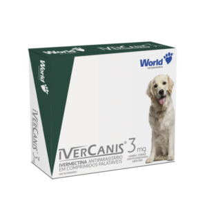 Antiparasitário World Veterinária IverCanis 3 mg