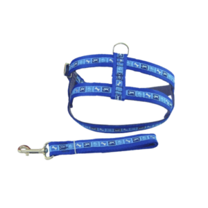 Conjunto Peitoral Nylon Pata/Osso Porte Grande