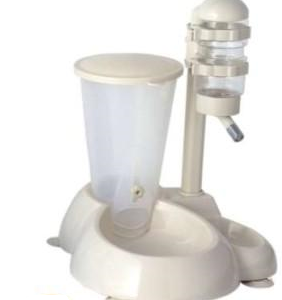 BEBEDOURO AUTOMATICO C/ COMEDOURO BRANCO