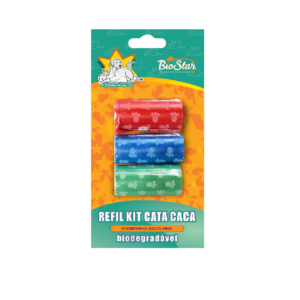 REFIL KIT CATA CACA - 3 ROLOS