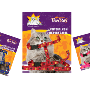 Peitoral com Guia para Gatos BioStar