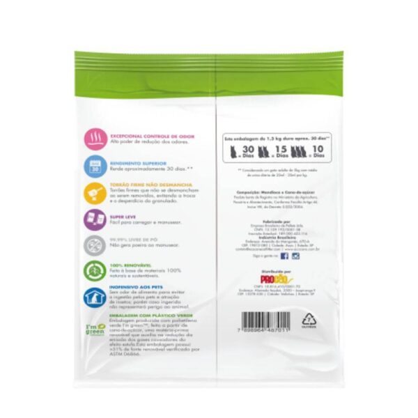 GRANULADO HIGIENICO ECO CANE 1,3KG - Imagem 3