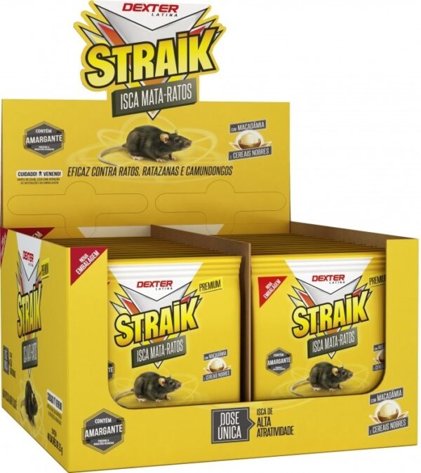 STRAIK ISCA MATA-RATOS 25G - 40 UNI - Imagem 2