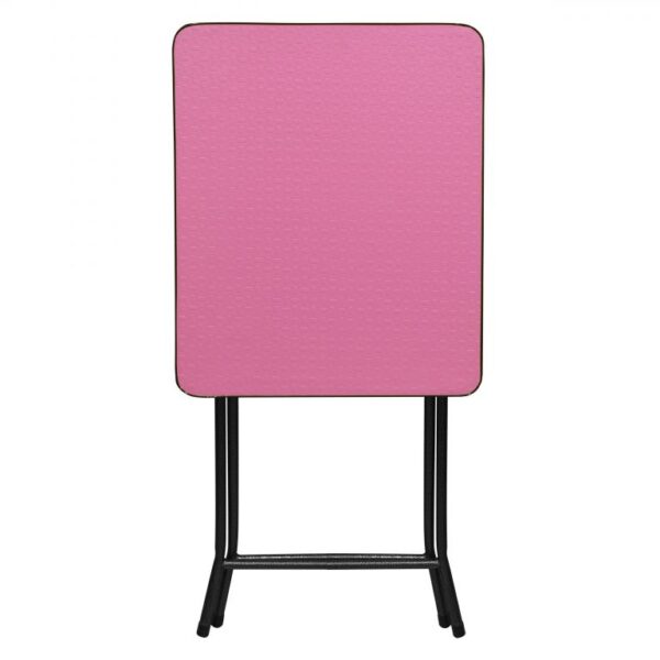 Mesa De Tosa Dobrável Rosa - Imagem 2