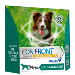 Coleira Antipulgas Confront Deltametrina 60cm