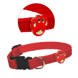 Coleira Nylon Camurça