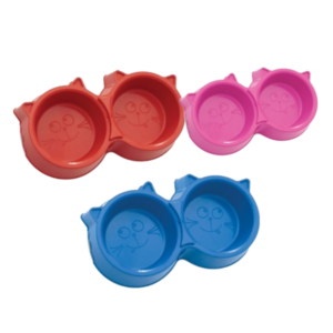 Comedouro Duplo Para Gatos