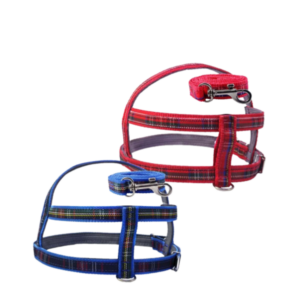 Conjunto Peitoral Nylon Xadrez Porte Grande