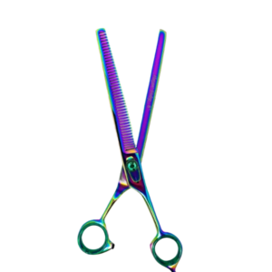 Tesoura Semi Dentada Multicolor 8