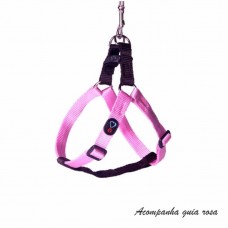 CONJ PEITORAL WALKING LISO ROSA