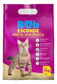 Areia Higiênica Bob Esconde 4kg