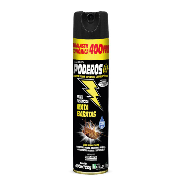 Poderoso Mata Baratas Aerossol 400ml
