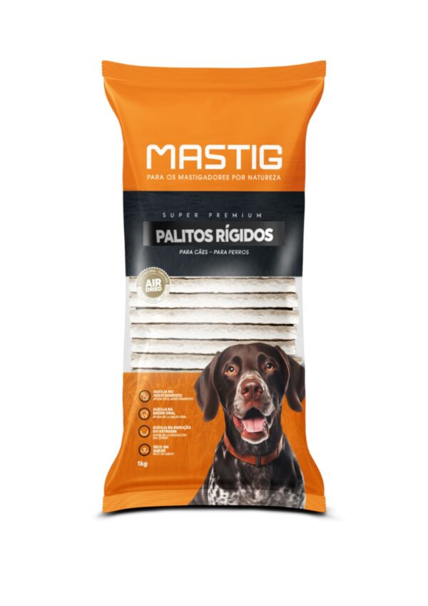 Palito Rigido Natural 10mm 1kg