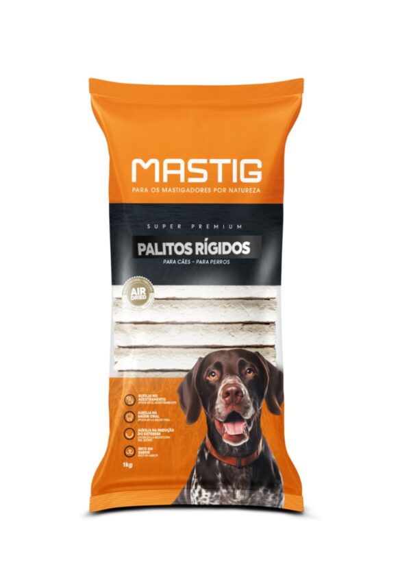 Palito Rigido Natural 15mm 1kg