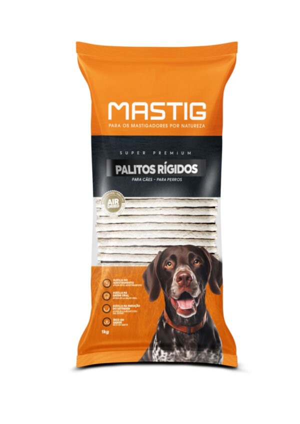 Palito Rigido Natural 8mm 1kg