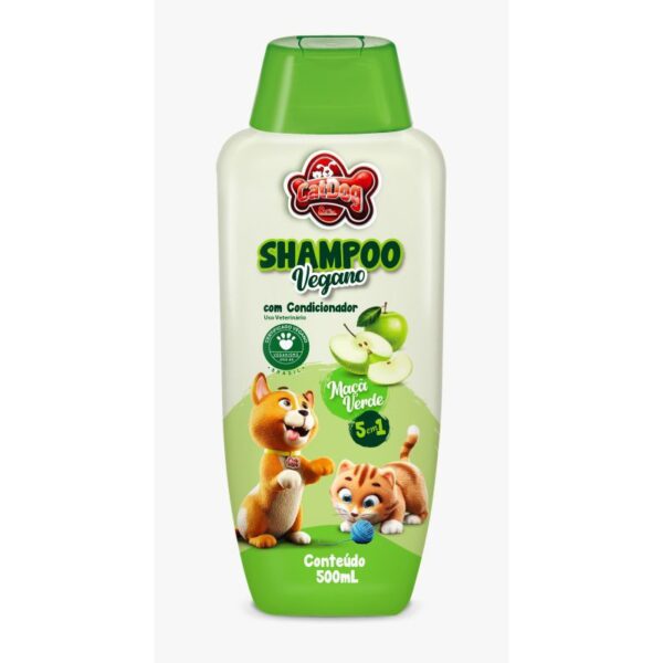 Shampoo Vegano Maçã Verde 5 em 1 500ml