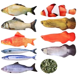 PEIXE DE PELUCIA COM CATNIP *12UN 5%*
